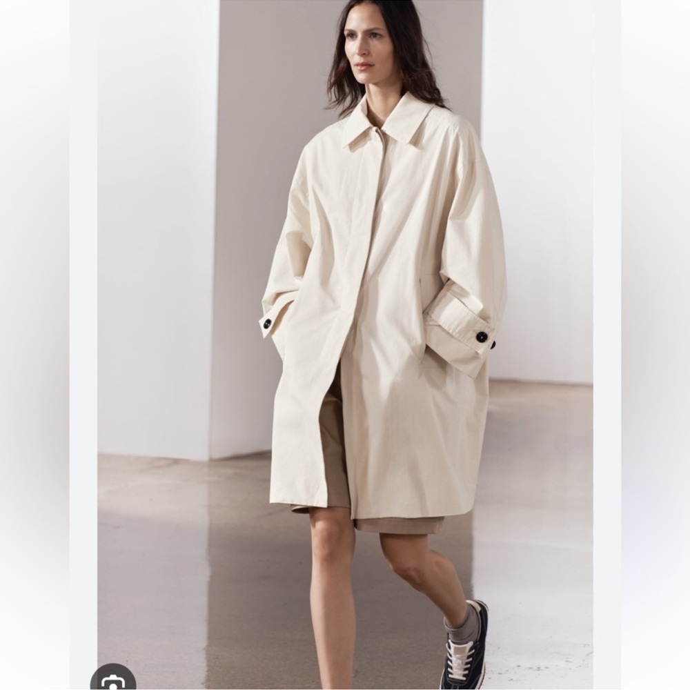 Zara Pocket Trench Coat for Women ZW Collection